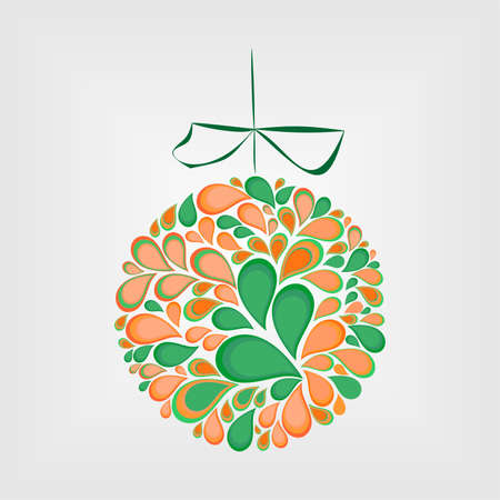 autumn circle on a gray background ,vector illustrationのイラスト素材