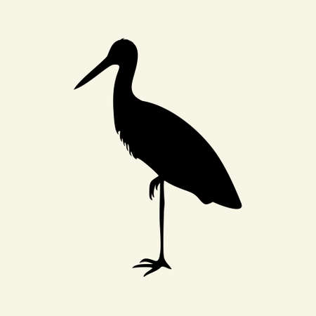icon herons on the background,vector illustrationのイラスト素材