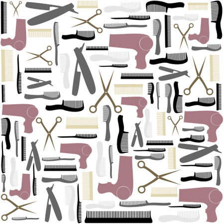 hairdresser,vector illustrationのイラスト素材