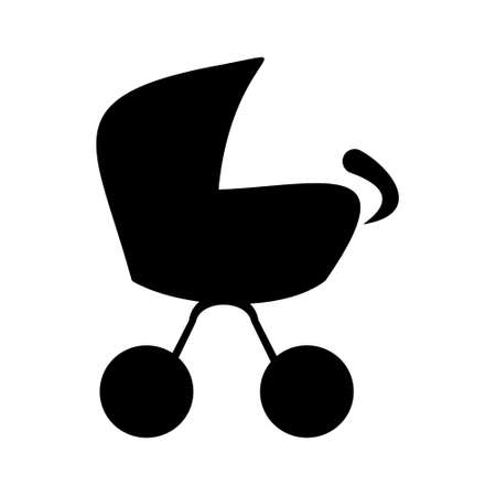 baby carriage,vector illustrationのイラスト素材