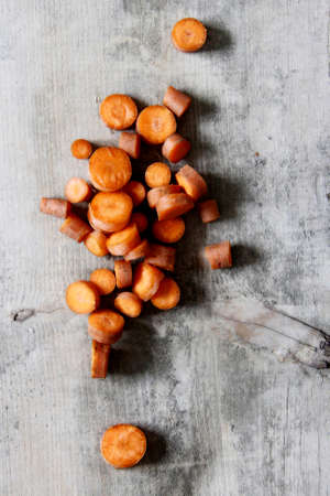 slices of carrot
の写真素材