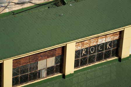 Rock and greenの写真素材