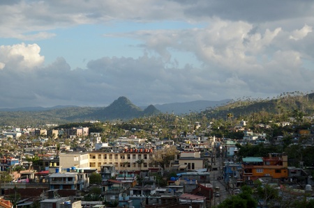 Baracoa city viewの写真素材