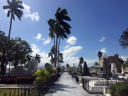 Cemetery view in Santiago de Cubaの写真素材