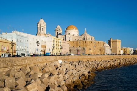 Cadiz waterfront, Andalucia, Spainの写真素材