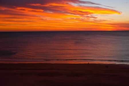 Atlantic ocean in Cadiz, Andalucia, Spainの写真素材