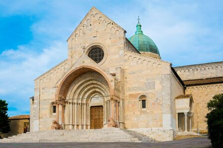 Saint cyriacus cathedral in Ancona, Italyの写真素材