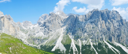 Catinaccio in Dolomites, Val di Fassa, Italyの写真素材