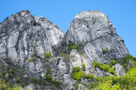 Granite mountains in Val di Mello, Val Masino, Italyの写真素材
