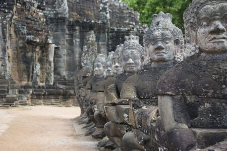 Angkor site, Siem reap, Cambodiaの写真素材