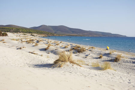 Le Dune beach, south of Sardinia, Italyの写真素材