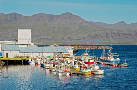 Djupivogur, Berufjordur, East Icelandの写真素材