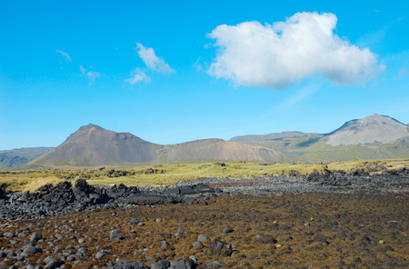 Budavik, Snaefellsnes Peninsula, West Icelandの写真素材