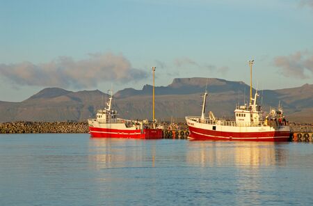Olafsvik, Snaefellsnes Peninsula, West Icelandの写真素材