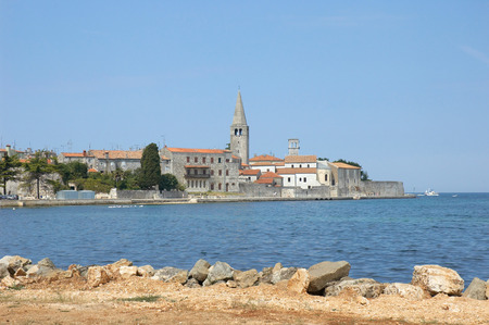 Porec village, Istria, Croatiaの写真素材