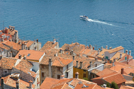 Town of Rovinj, Istria, Croatiaの写真素材