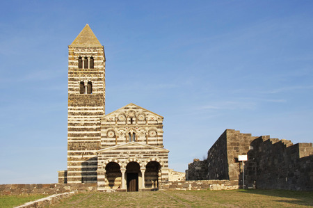 Saccargia Abbey, north of Sardinia, Italyの写真素材