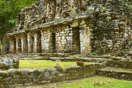 Yaxchilan archeological site, Chiapas, Mexicoの写真素材