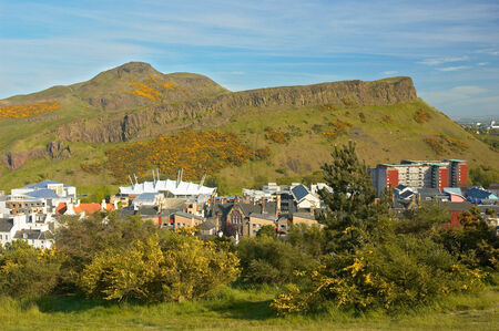 View of Edinburgh, Scotlandの写真素材