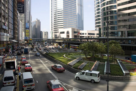 Street in Hong-Kongのeditorial素材