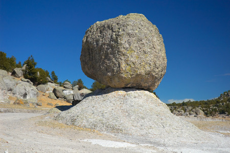 The mushroom's valley close to Creel, Copper Canyon, North Mexicoの写真素材