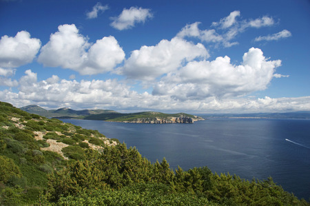 Porto Conte in Sardinia, Italyの写真素材