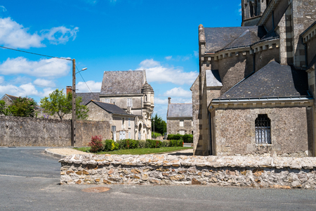 Coutures village in the Loire region, Franceの写真素材