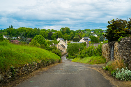 Le thoureil village along the Loire, Franceの写真素材