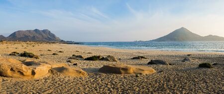 Beach in Parque Nacional Pan de Azucar, Chileの写真素材