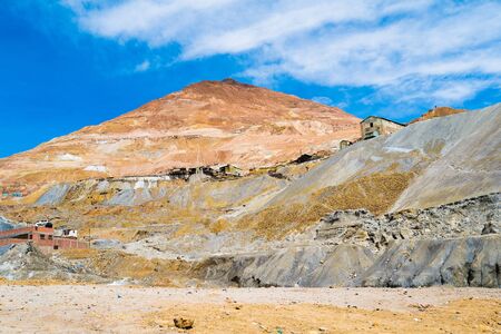 Cerro Rico silver mine in Potosi, Boliviaの写真素材