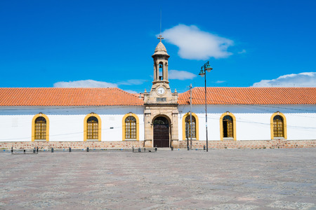 La Recoleta monastery in downtown Sucre, Boliviaの写真素材