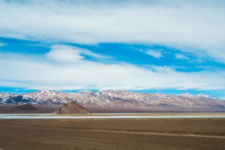 Salar de Maricunga in Parque Nacional Nevado Tres Cruces, Chileの写真素材