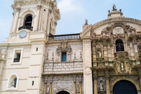 St John Cathedral in Lima, Peruの写真素材