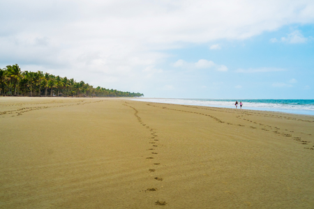 Beach of Portete near Mompiche, Ecuadorの写真素材