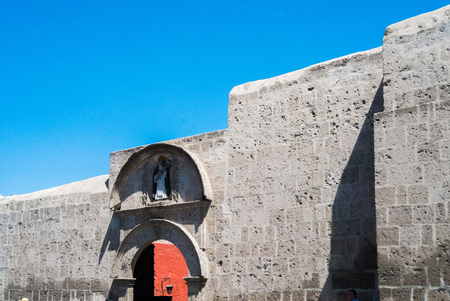 Santa Catalina monastery in Arequipa, Peruの写真素材