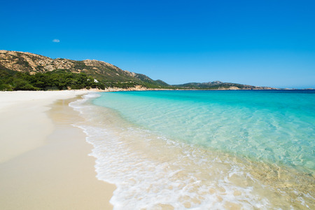 Tuerredda beach in Teulada, Sardinia, Italyの写真素材