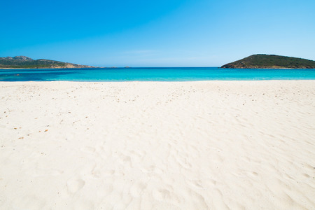 Tuerredda beach in Teulada, Sardinia, Italy