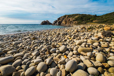 Capo Pecora on the west coast of Sardinia, Italyの写真素材