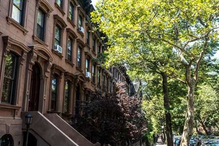 Brownstones of New Yorkの写真素材