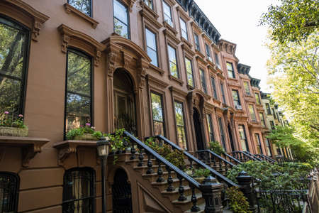 Brownstones in New Yorkのeditorial素材