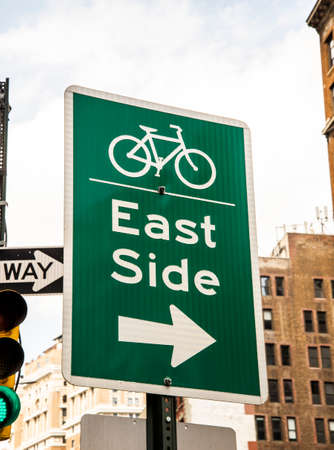 Road signs in the cityの写真素材