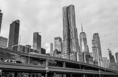 buildings in the cityの写真素材