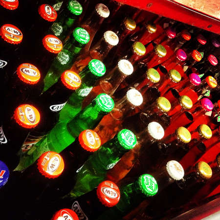 Vintage bottles at Mast Generalの素材