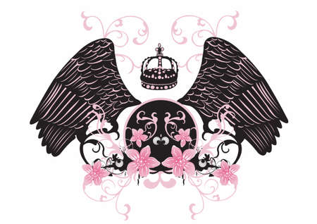 Illustration of a decorative backgroundのイラスト素材