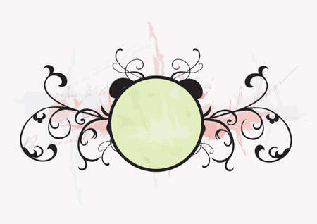 Illustration of a grungy frameのイラスト素材