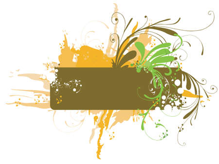 Illustration of a grungy frameのイラスト素材