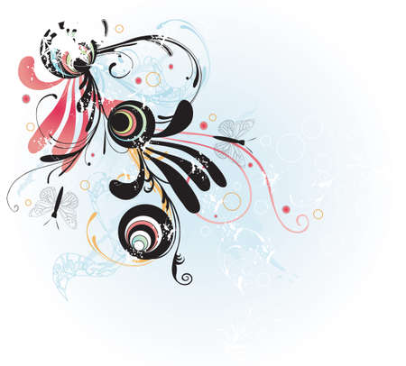 Illustration of a decorative backgroundのイラスト素材