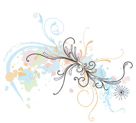 Illustration of an abstract backgroundのイラスト素材