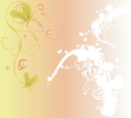 Illustration of a floral backgroundのイラスト素材