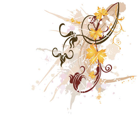 Illustration of a decorative backgroundのイラスト素材